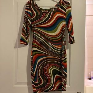 Colorful Fall Dress